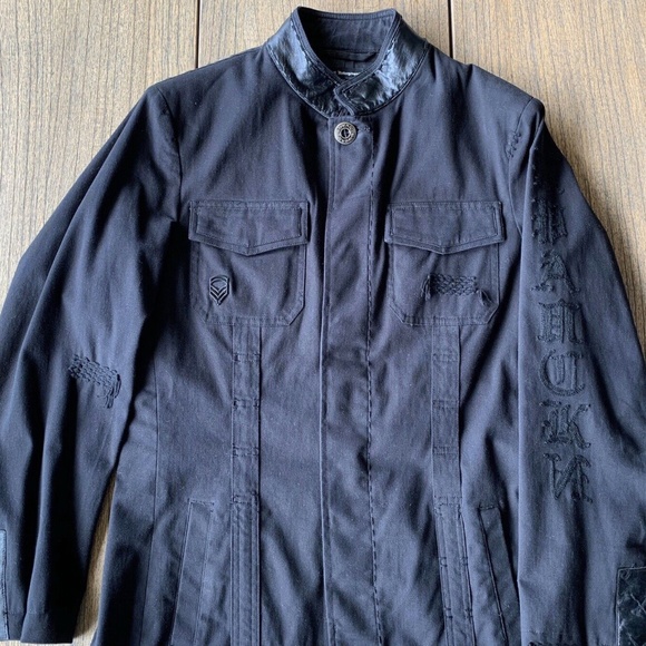Royal Underground Other - Royal Underground Embroidered Military Jacket